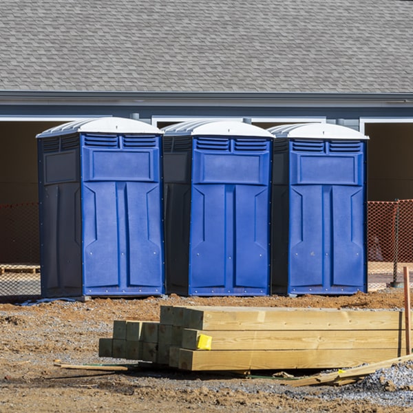 how often are the portable toilets cleaned and serviced during a rental period in Silver Lake NH